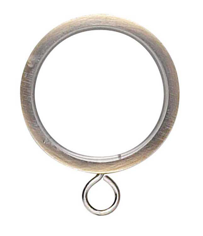 2.8cm Curtain Rings, Spun Brass