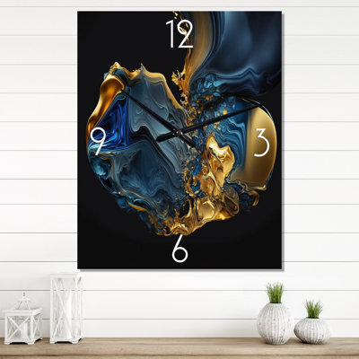 Ilsetraud - Liquid Ink Wall Clock