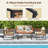 Leventis 4 - Person Patio Conversation Set with Cushions