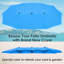 Parasol de remplacement à double face 14 pi 14 pi-2088510592