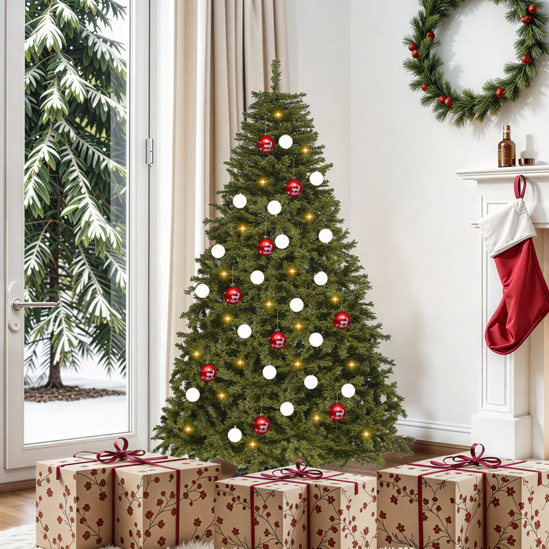 Arbre de Noël épinette pré-éclairé 6 pi
