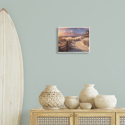 Hampton Dunes Landscape Wall Plaque Art by Noah Bay