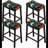 Bar Stool Cover Rectangle Set Of 4 Printed Stretch Counter Height Bar Stools Slipcovers Saddle Stool Slipcover Bench Seat Protector Backless Bar Stools Covers For Kitchen Counter