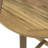 Natural Wood Bistro Table, Foldable For Effortless Storage Half-Round Design, Functionality
