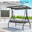 3 Person Porch Swing with Canopy-177353585
