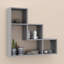 Bonita 3 Piece Manufactured Wood,Metal Floating Shelf-1459208084