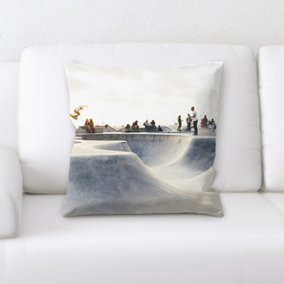 Lawson Skate Park Throw Pillow