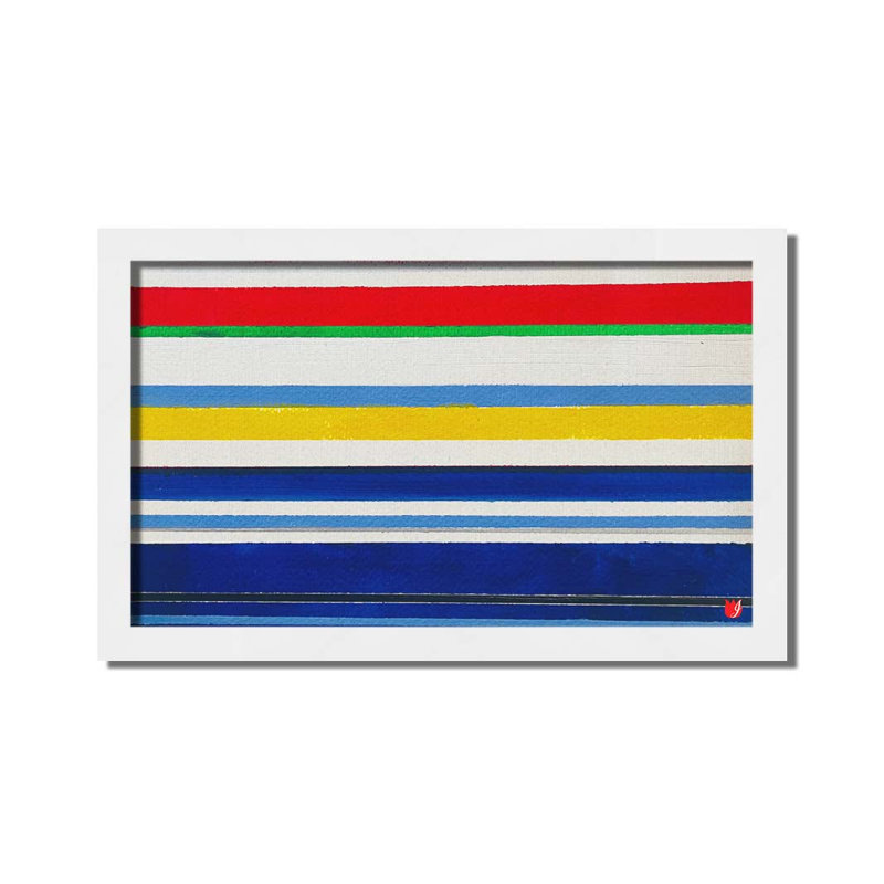 Starboard par Joan Davis. Impression sur papier - Montée et encadrée, H 34 po x l 49 po