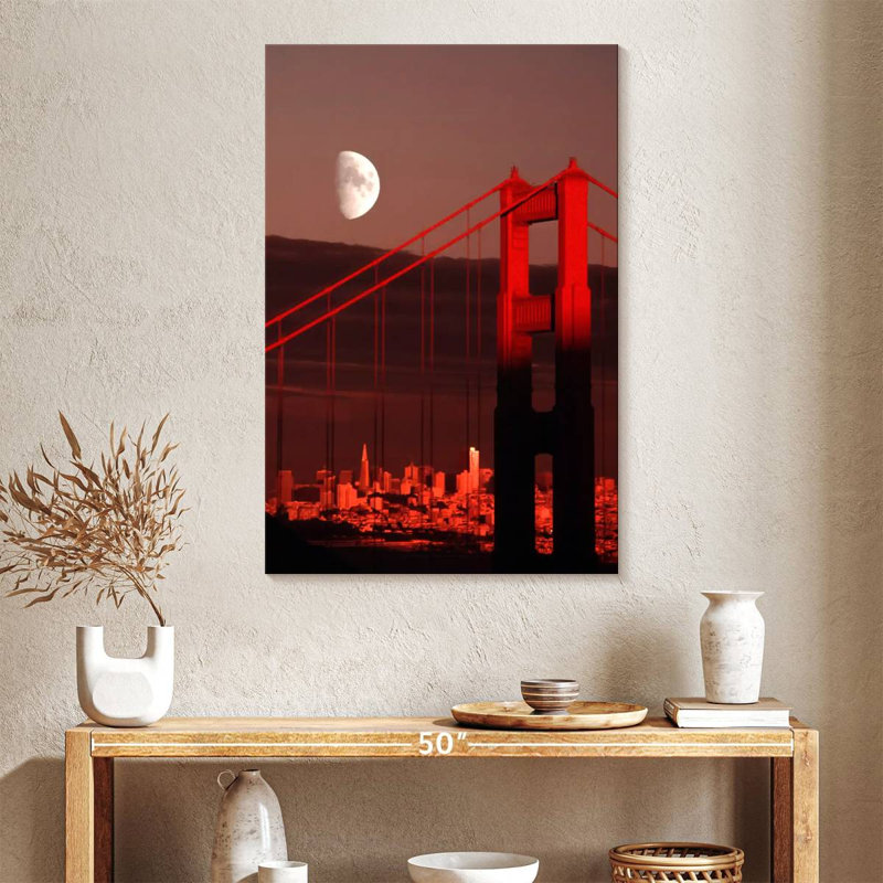 Lilie Golden Gate Moon, 39" H x 26" W