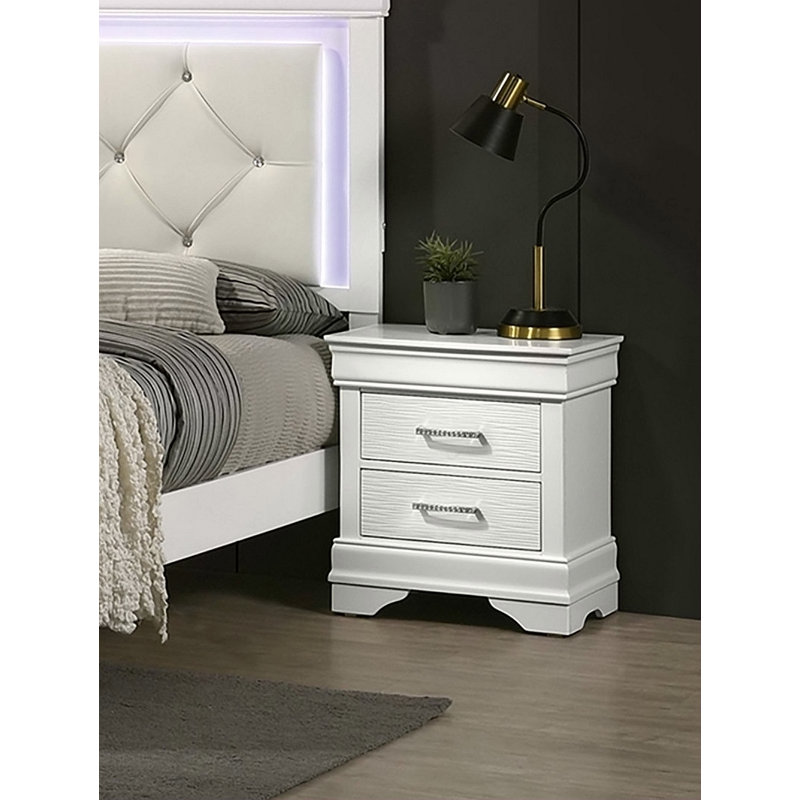 Table de chevet moderne et élégante 1pc Table de chevet