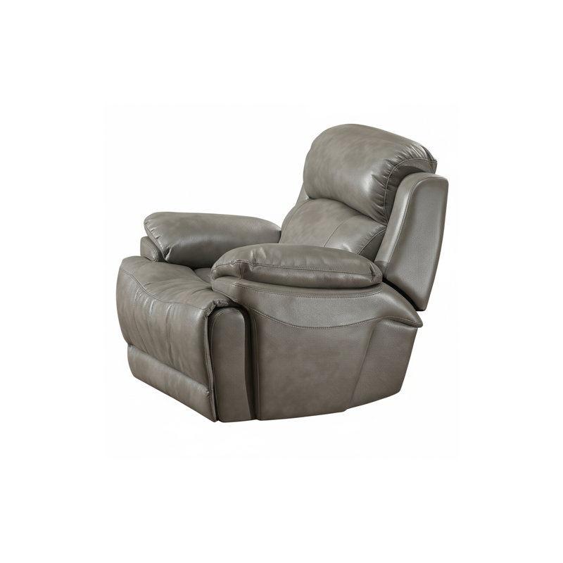 Kunkel Faux Leather Recliner, Power