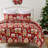Greenland Home Fashions Gingerbread Lane Red 2-Piece Twin Size Quilt Set 68x88 + 20x26-100660295