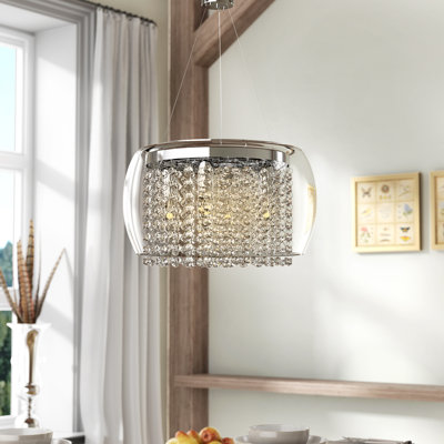 Lustre tambour 4 lumières Deluca