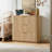 27.6'' Wide 3-drawer Dresser (oak) – Modern Curved Wave Design, Multi-functional Nightstand/sideboard, P2 Mdf Wood Organizer For Bedroom/living Room/hallway (27.6''w×15.8''d×27.4'')-1458239669-1458239670