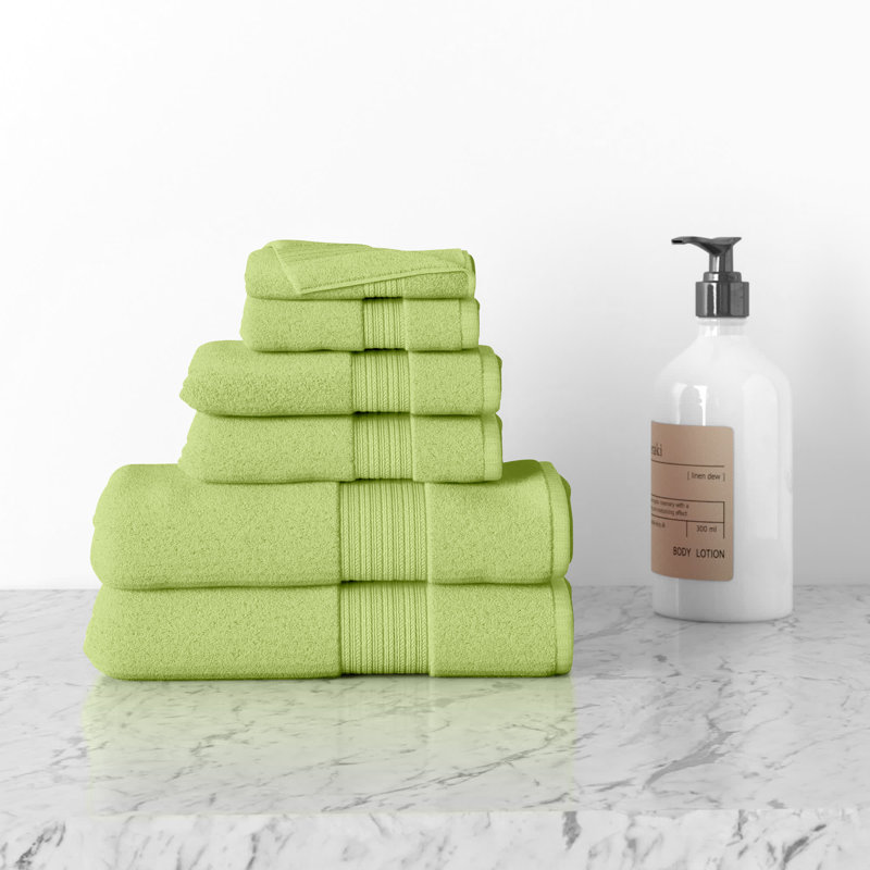 Leone 100% Cotton Plush Mulit-Size Set, Kiwi