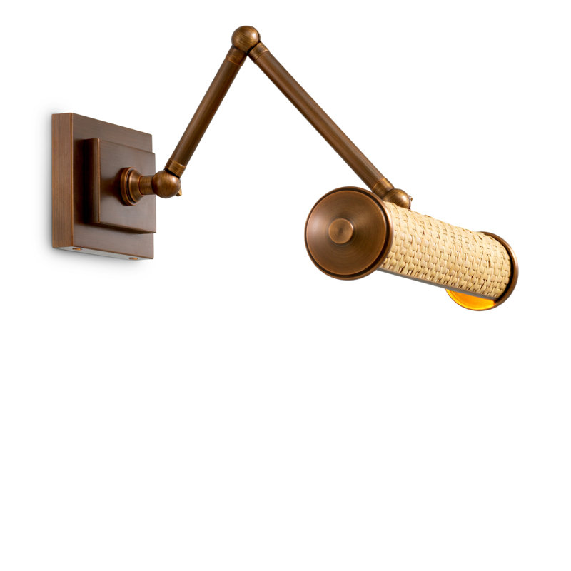 Luca 2 - Light Swing Arm, 3.35" H x 11.61" W x 14.57" D