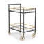 Bar Cart with Wheels