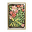 Fleurs de jardin sur cadre flottant brun, design par Hannah Moren