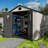 8ft×8ft Outdoor Spacious Resin Storage Shed