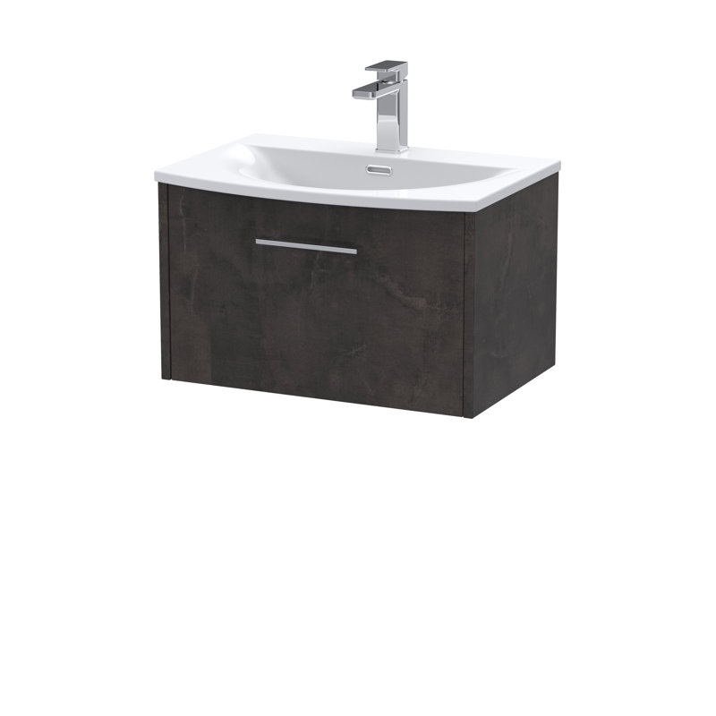 Juno Single Vanity, Metallic Slate