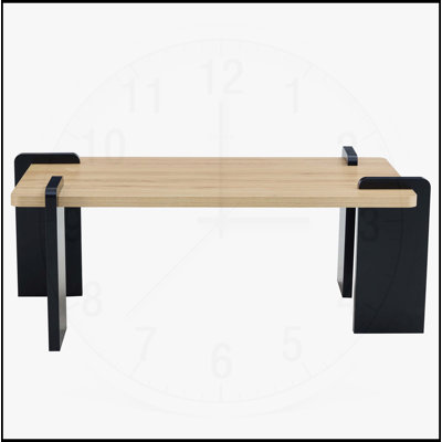 Table basse en panneau de fibres à densité moyenne