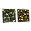 Colchique - Ensemble de 2 verres muraux abstraits en acrylique-103927738