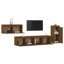 Meuble télé Meuble télé Console meuble télé Armoire en bois de pin massif-1012876245