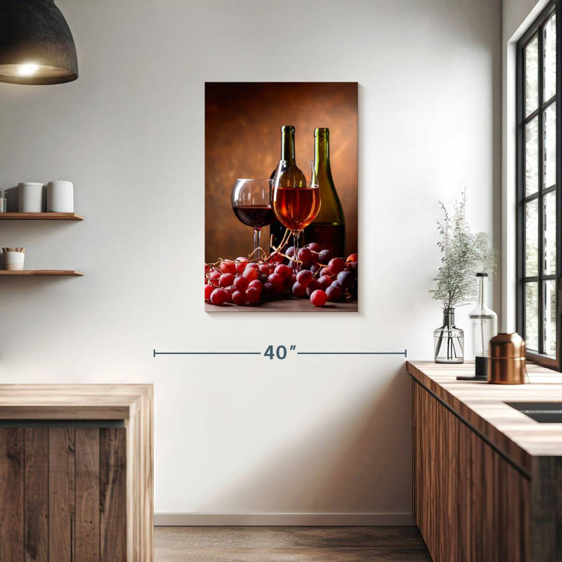 Vin rouge Yarlin, H 36 po x l 24 po