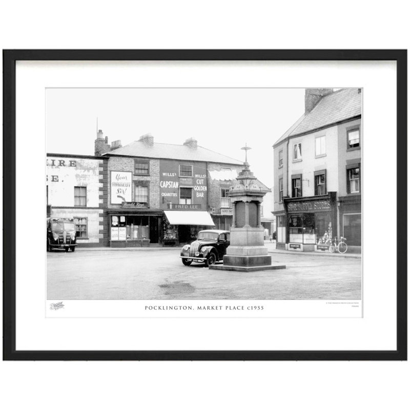 Pocklington, Market Place C1955 by Francis Frith - Single Picture Frame Print, 28cm H x 36cm W x 2.3cm D