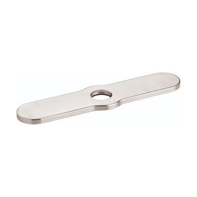 Hansgrohe Base Plate For Single-Hole Kitchen Faucets, 10"  11-Inch Transitional  Base Plate For Bathtub Faucet In Chrome, 04797000