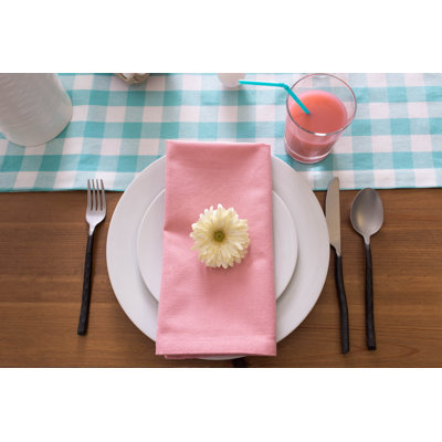 Laszlo Gingham 100% Cotton Table Runner