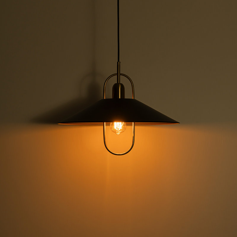 Luminaire suspendu conique 1 lumière