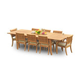 Atnas Outdoor 9 - Piece Teak Dining Set