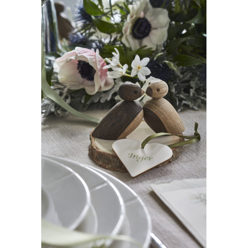 2 Piece Pair of Sparrows Figurine Set
