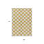 Tapis intérieur lavable à pois doré 8 pi x 10 pi