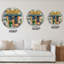 Petit café asiatique sous un toit de tuiles - horloge murale industrielle-1600596040