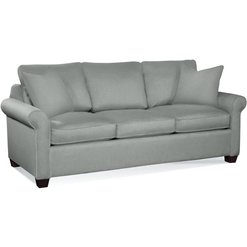 Park Lane Sofa, Brown Geometric, 0456-33, Java Finish