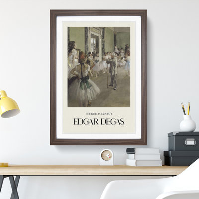 The Ballet Class Vol.1 by Edgar Degas - Picture Frame Painting