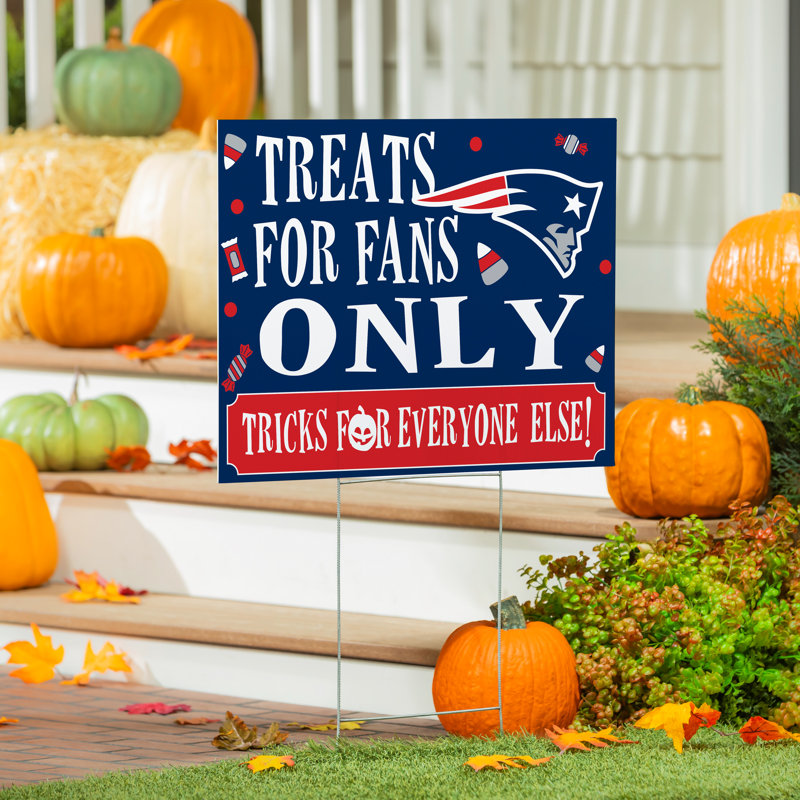Green Bay Packers, enseigne d'Halloween pour les fans, New England Patriots