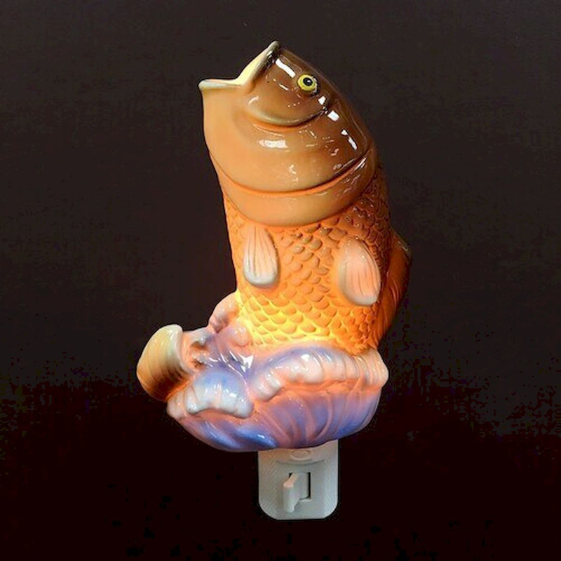 Bass Fish Shaped Night Light