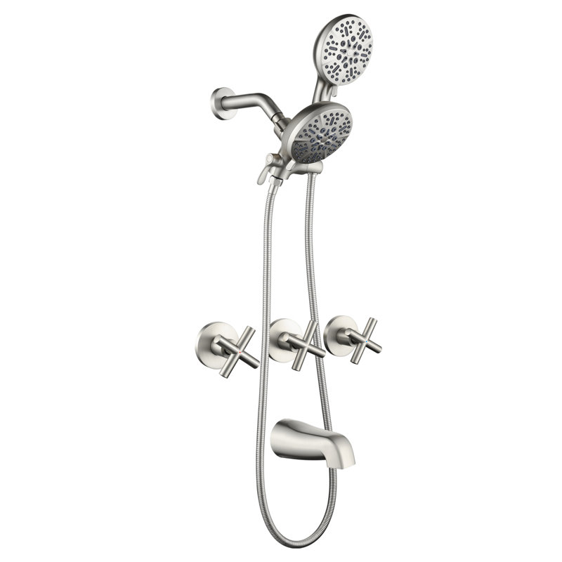 Complete Shower System, Brushed Nickel
