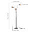174cm Polished Torchiere Floor Lamp