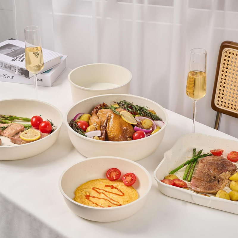 25 - Piece Aluminum Cookware Set