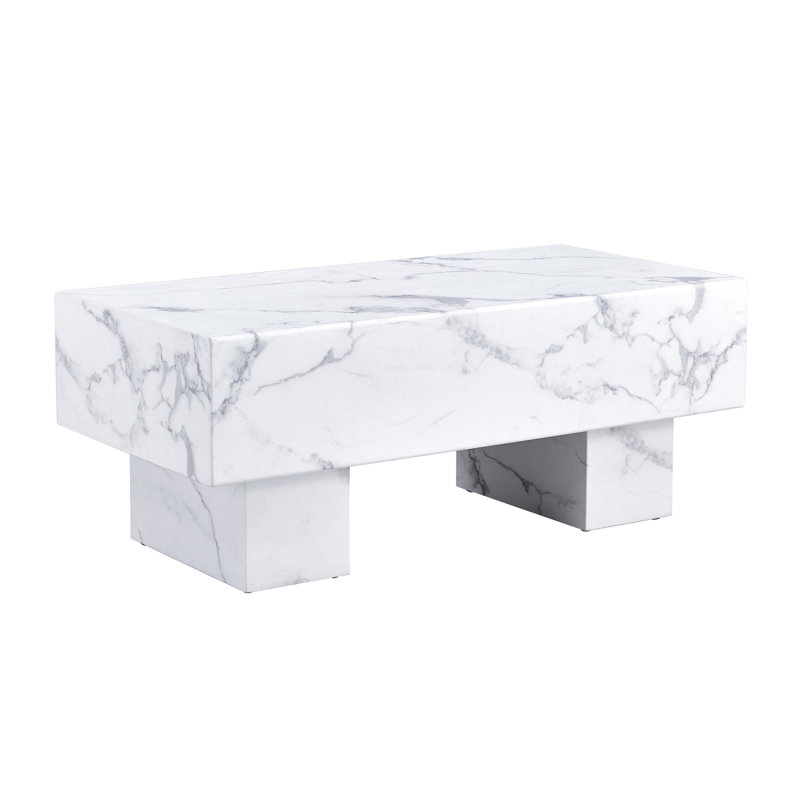 Brooksburg Single Coffee Table, White Duplicate