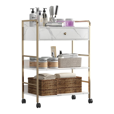Organisateur de maquillage de grande capacité avec tiroirs