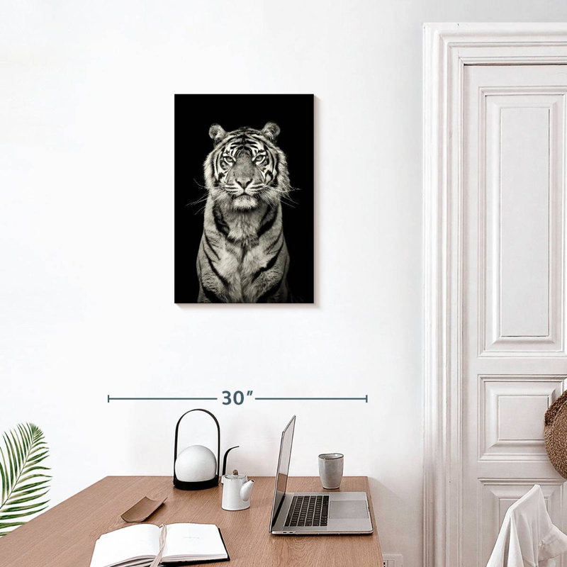 Brampt Powerful Tiger Portrait, 24" H x 16" W