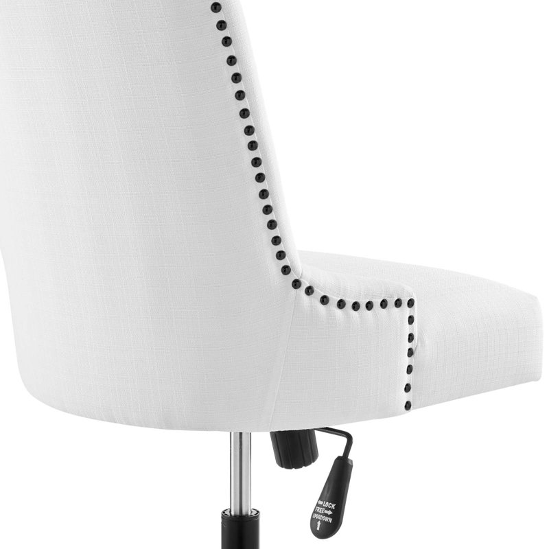 Chaise de bureau Empower Channel, Noir, Blanc