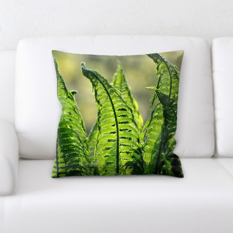 Housse et insert de coussin carré Fern
