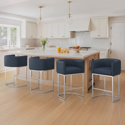 Tabouret de comptoir moderne avec structure en métal