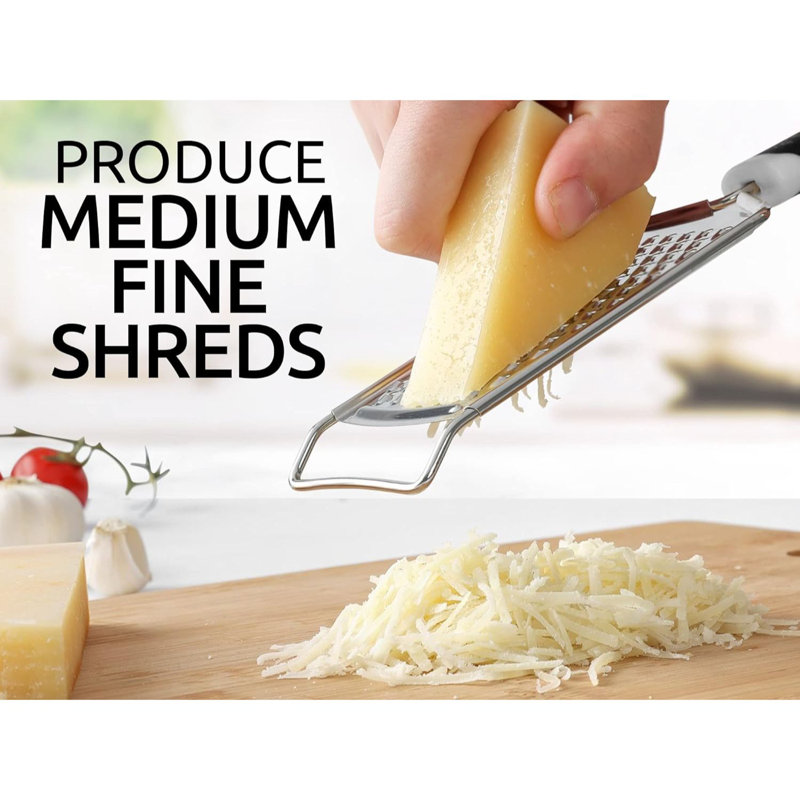 Râpe à fromage professionnelle en acier inoxydable Zulay - noir